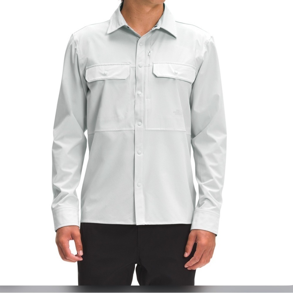 The north face Mens Sniktau Long Sleeve button down sun shirt XL
